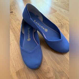 Rothy’s The Flat in Cobolt  Blue; EUC; Size 9